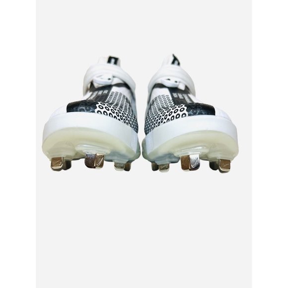 Nike Force Zoom Trout 7 White Black Baseball Cleats CI3134-102 Mens Size 8 - Picture 6 of 10